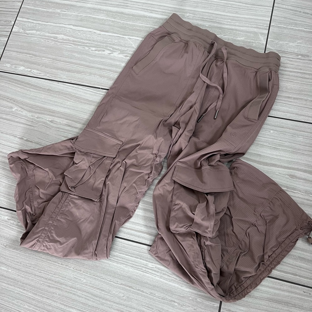 lululemon athletica mauve/pink drawstring jogger pants - Picture 3 of 4